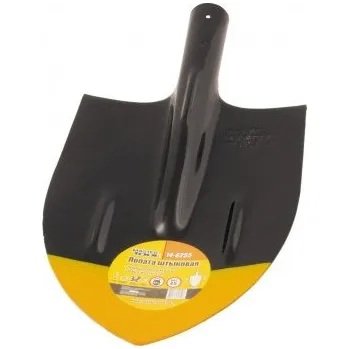 Lopata Lopata špičatá MASTERTOOL 210*290*405 mm černá/žlutá bez násady 14-6255