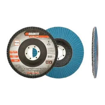 Brusný kotouč Kotouč brusný lamelový GRANITE ZIRCONIA Т29 P100 125*22 mm 8-32-100