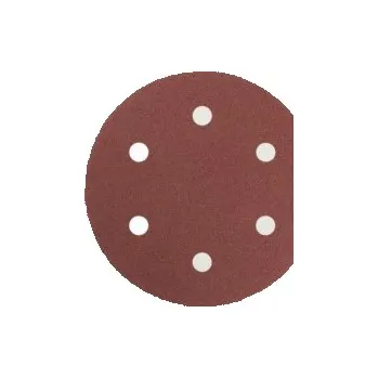 Brusný papír Brusný výsek suchý zip MASTERTOOL 225 mm P240 6 otvorů 5 ks 08-2024-H