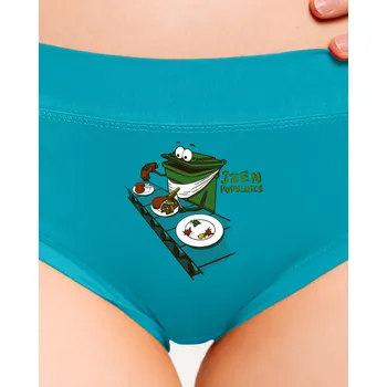 Souprava dámského spodního prádla Bastard Popelnice dámské kalhotky Turquoise