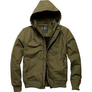 Pánská casual bunda Bunda Vintage Industries Hudson - olivová, 3XL