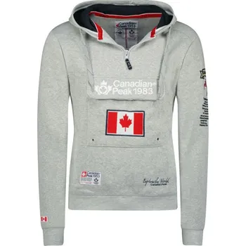 Pánská mikina Canadian Peak GALAPAGOS BGREY CP MEN 054 POP mikina (RBMWW3826H/CP-GRIS MÉLANGÉ) S