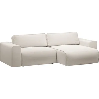 Pohovka Micadoni Béžová rozkládací pohovka Victor 246 cm, pravá