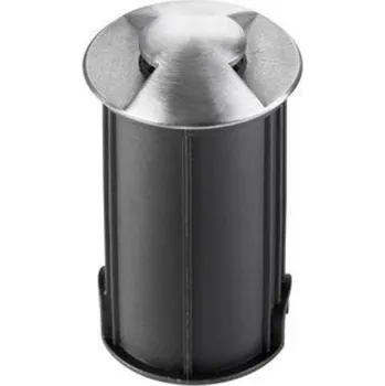 Venkovní osvětlení NOVA LUCE venkovní zapuštěné svítidlo do země BANG nikl satén hliník LED 1W 3000K IP67 100-240V 42st. vč. driveru 9203112