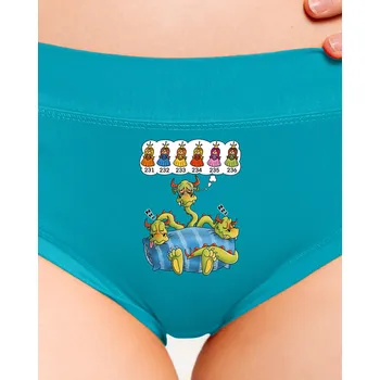 Souprava dámského spodního prádla Bastard Dračí nespavost dámské kalhotky Turquoise