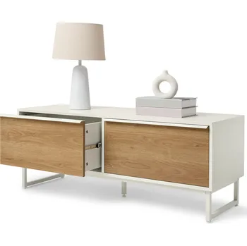 724660 - Tchibo - Lavice »Leeg« se 2 zásuvkami - barva: šedá