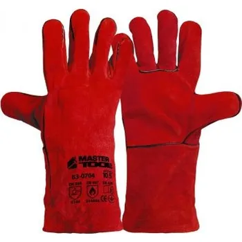 Pracovní rukavice Rukavice svářečské MASTERTOOL červené 10, 5" 83-0704