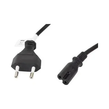 Napájecí kabel LANBERG CEE 7/16 na IEC 320 C7 EURO (RADIO) POWER CORD 3M VDE černý