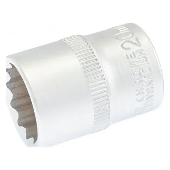 Hlavice nástrčná 12hranná MASTERTOOL 1/2" 20 mm L 40 mm CRV 78-0620