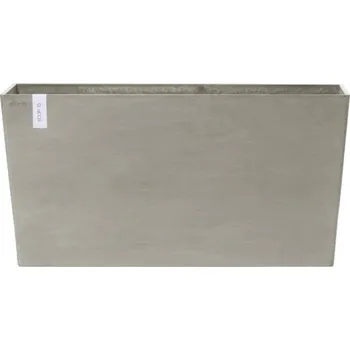 Květináč Květináč Ecopots Paris plastový Ø 97,7 cm 100,5 x 39,6 x 51,8 cm hnědý