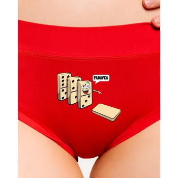 Souprava dámského spodního prádla Bastard Padavka dámské kalhotky Red Mal