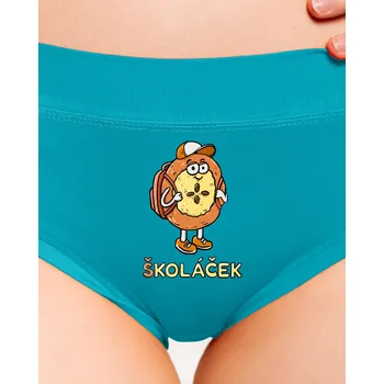 Souprava dámského spodního prádla Bastard Školáček dámské kalhotky Turquoise