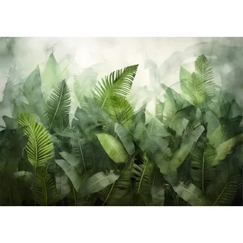 Fototapeta Fototapeta LISTY PŘÍRODA Zelené Ložnice 368x254