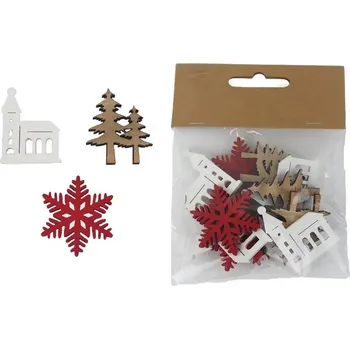 Vánoční dekorace Přízdoby vánoční 12 kusů