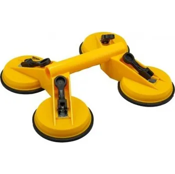 Stavební technika Přísavka na sklo s rukojetí MASTERTOOL 4*1 Ø125 mm 180 kg 14-0904