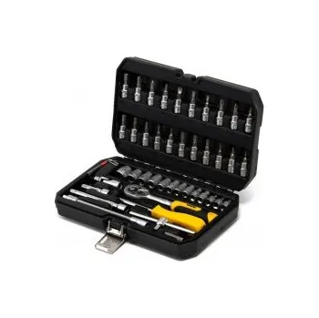 Gola sada Sada hlavic nástrčných MASTERTOOL 4-14 mm CRV ráčna 72Т 47 ks 78-2047