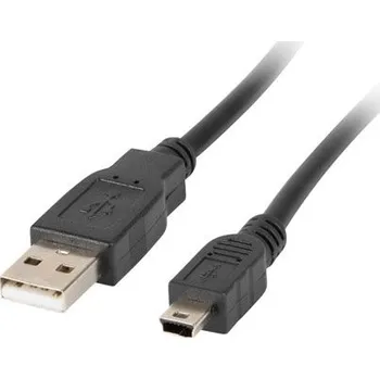 Datový kabel LANBERG USB MINI (M) na USB-A (M) 2.0 kabel 1,8m, černý (CANON)