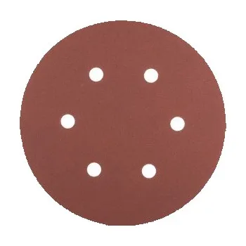 Brusný papír Brusný výsek suchý zip MASTERTOOL 225 mm P120 6 otvorů 5 ks 08-2012-H