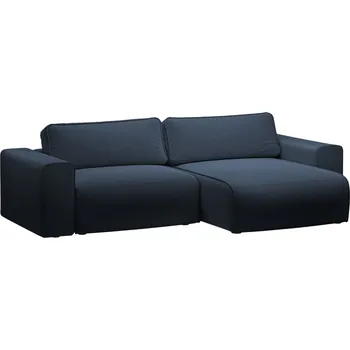 Pohovka Micadoni Královsky modrá rozkládací pohovka Victor 246 cm, pravá