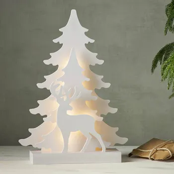 Dekorativní svítidlo Bílá světelná dekorace s vánočním motivem Grandy – Star Trading ID_1389205