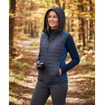 JAMES & NICHOLSON Vesta MARLY LADY s kapucí, různé barvy Velikost M royal-melange/anthracite-melange