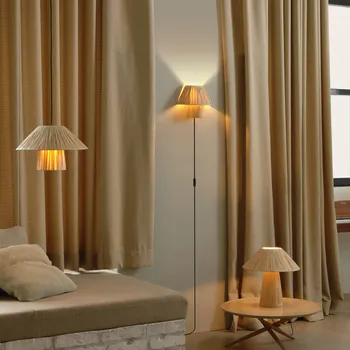 Lampička OSRAM nástěnné světlo Decor Bamboo Paper Hut, bambus E27 zástrčka světle hnědá 1 x 6 W LED - Doprava zdarma