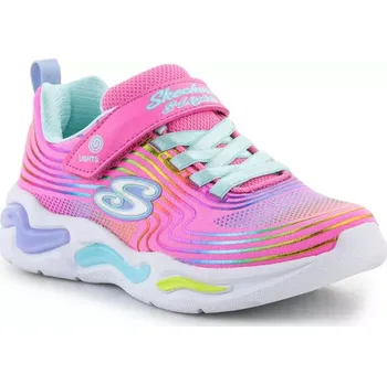Chlapecké tenisky Boty Skechers S-Lights Wavy Beams Jr 302338L-PKMT EU 31