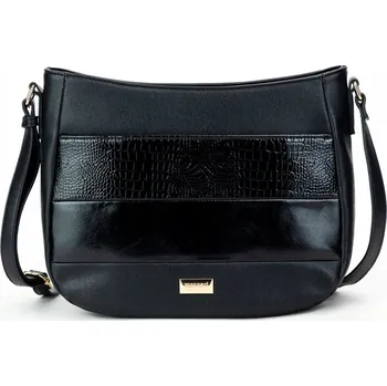 Kabelka Monnari kabelka přes rameno eko kůže černá