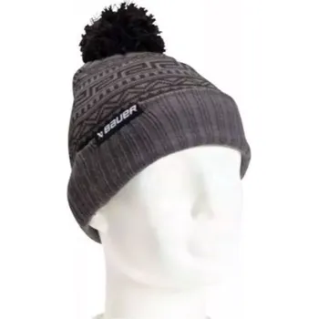 Čepice Bauer NE Intarsia čepice 1060381 šedá