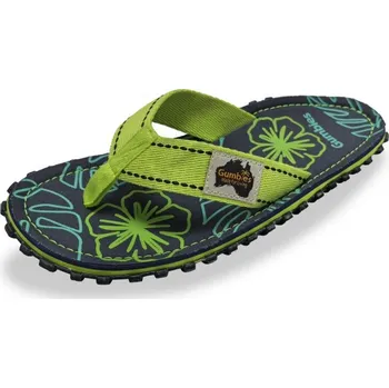 Pánská treková obuv Žabky Gumbies Islander Lime Hibiscus GU-FFISL148 49