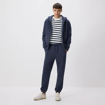 Pánské kalhoty Reserved - Teplákové kalhoty regular fit - ocelově modrá - 167EF-95X - 167EF-95X-XXL