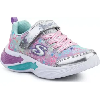 Dětská treková obuv Boty Skechers S Lights Star Sparks Jr 302324L-SMLT EU 27,5