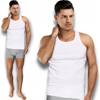 CNN tílko s kulatý výstřihem na ramínka bílé velikost L