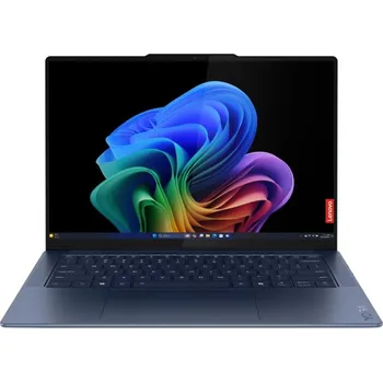 Notebook Lenovo Yoga Slim 7 14Q8X9 Copilot+ PC Qualcomm Snapdragon X1E-78-100 Laptop 36,8 cm (14.5") Dotyková obrazovka 3K 32 GB LPDDR5x-SDRAM 512 GB SSD Wi-Fi 7 (802.11be) Windows 11 Home Modrá