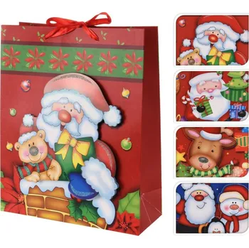 Dárková taška Taška dárková M, VÁNOČNÍ, mix druhů, papír