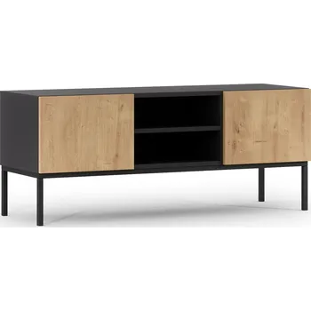 Televizní stolek TV stolek Lanzzi 120 cm černý/dub Artisan