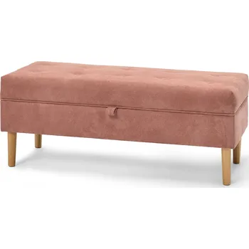 707236 - Tchibo - Polstrovaná lavice s úložným prostorem - barva: růžová