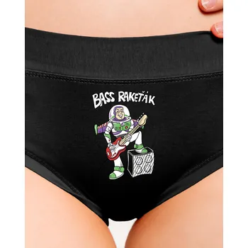 Souprava dámského spodního prádla Bastard Bass Rakeťák dámské kalhotky Black