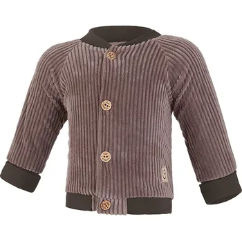 Little Angel kabátek podšitý manšestr Outlast® - hnědá Velikost: 68