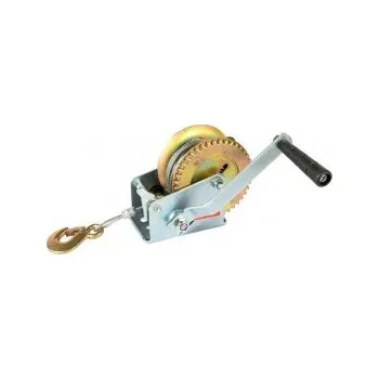 lanový naviják Naviják ruční lanový s klikou MASTERTOOL ocelové nákladní lano 10 m 454 kg 86-8145