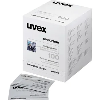 Hygienický ubrousek Papírky čistící vlhčené, balení 100 ks, Uvex