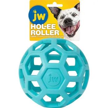 Hračka pro psa JW Hol-EE děrovaný míč 13cm Large - mint