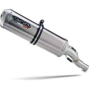 Výfuk pro motocykl Koncovka výfuku Slip-on GPR SATINOX HON.262.1.SAT Broušená nerezová ocel zahrnuje spojovací svod a odnímatelný dB killer