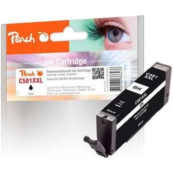 PEACH kompatibilní cartridge Canon CLI-581XXL, 1998C001, foto černá, 12ml