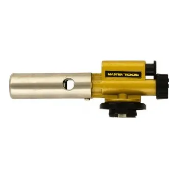 Stavební hořák Hořák plynový MASTERTOOL na plynové kartuše tryska Ø 22 mm/1300°C, zapalování piezoelektrické, keramická ochrana trysky, kovové