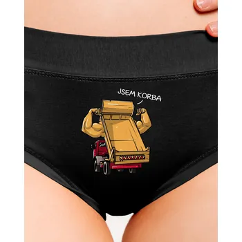 Souprava dámského spodního prádla Bastard Korba dámské kalhotky Black