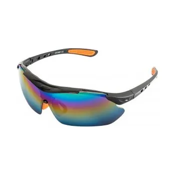 ochranné brýle Brýle ochranné MASTERTOOL SPORTLINE REVO panoramatická čočka, proti poškrábání ANTI-SCRATCH, protiskluzové bočnice 82-0009