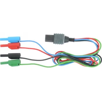 Revizní přístroj Metrel A 1721 - Testovací vodič, 4 × 1 m (šedý)