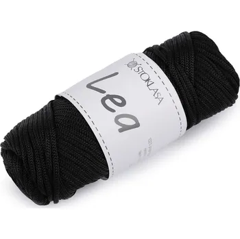 Příze Pletací a háčkovací příze Lea Ø3 mm 90 g - 11 černá