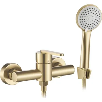Vodovodní baterie Rea Ontario sprchová baterie nastěnná zlatá REA-B5501